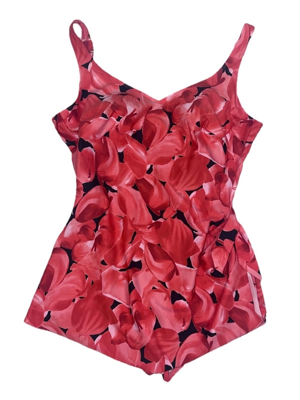 Roxanne Vintage Floral Retro Style One Piece Swimsuit Sz 14
